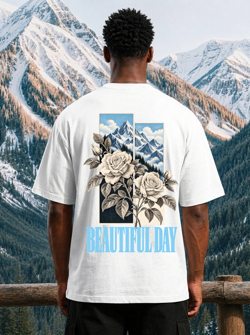 BEAUTIFUL DAY - OVERSIZED SHIRT