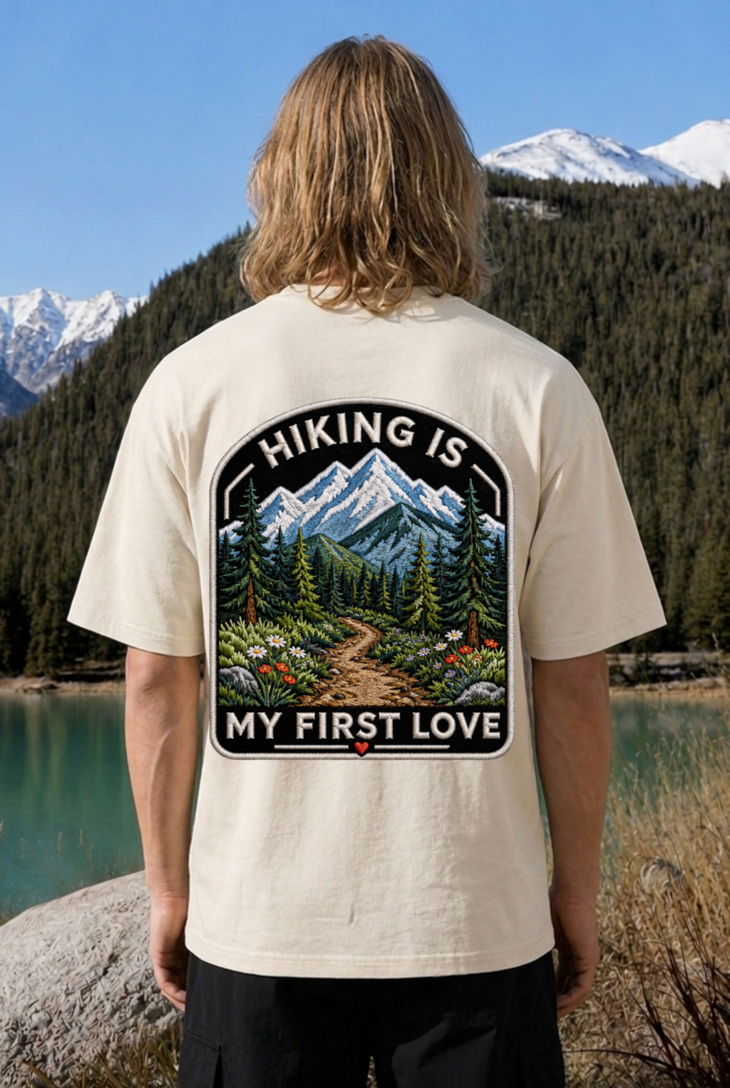 HIKING IS MY FIRST LOVE - OVERSIZED SHIRT