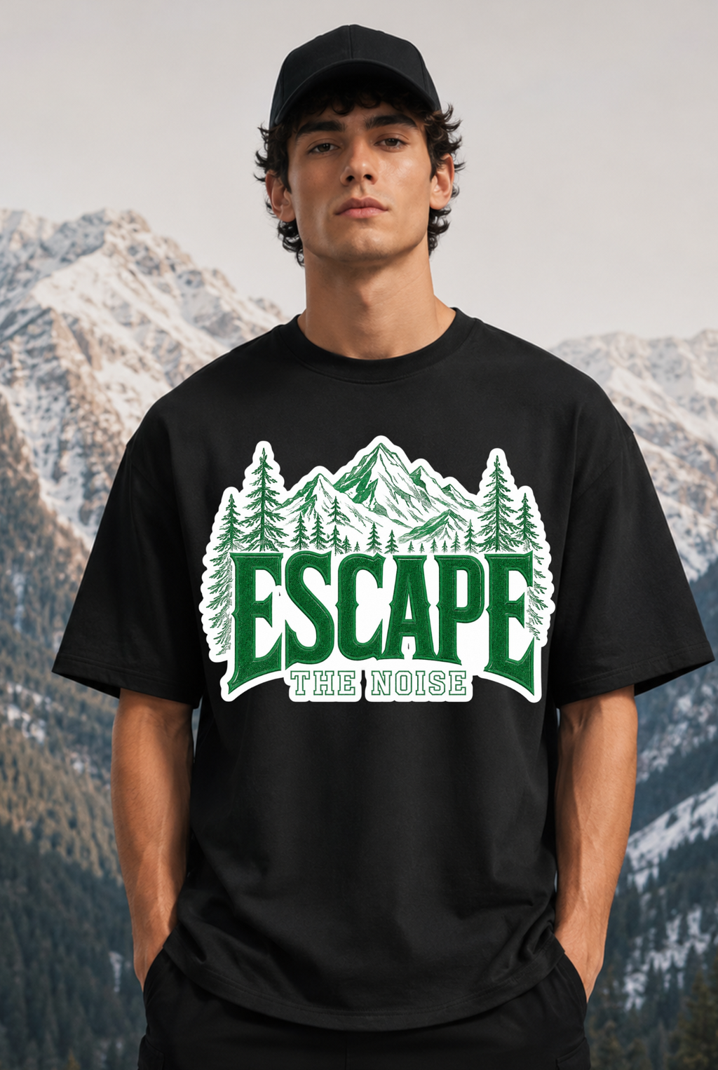 ESCAPE THE NOISE - OVERSIZED SHIRT