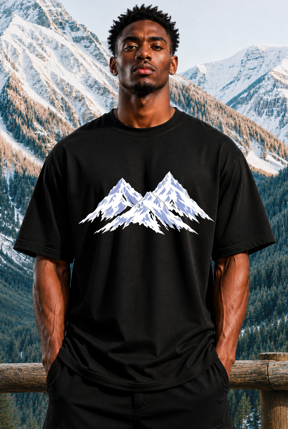 3 Berge - OVERSIZED SHIRT