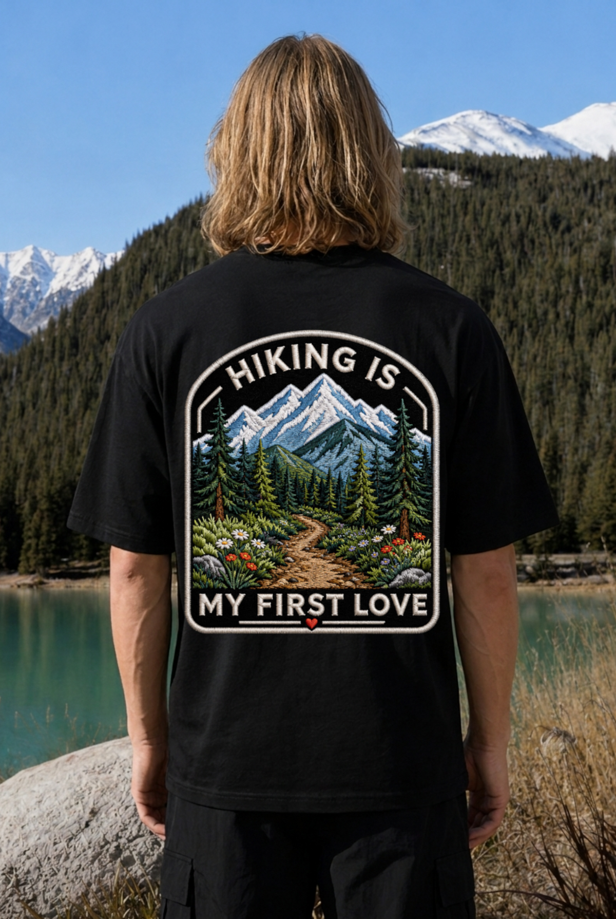 HIKING IS MY FIRST LOVE - OVERSIZED SHIRT