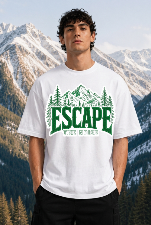 ESCAPE THE NOISE - OVERSIZED SHIRT