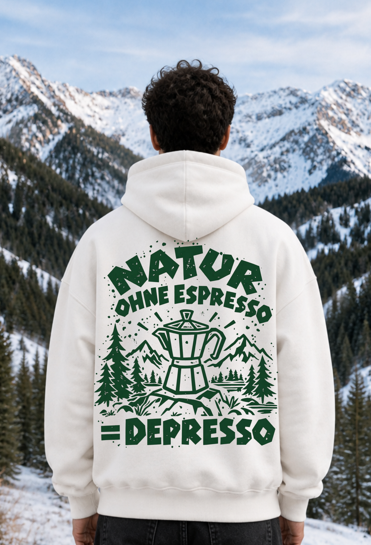 NATUR OHNE ESPRESSO - OVERSIZED HOODIE