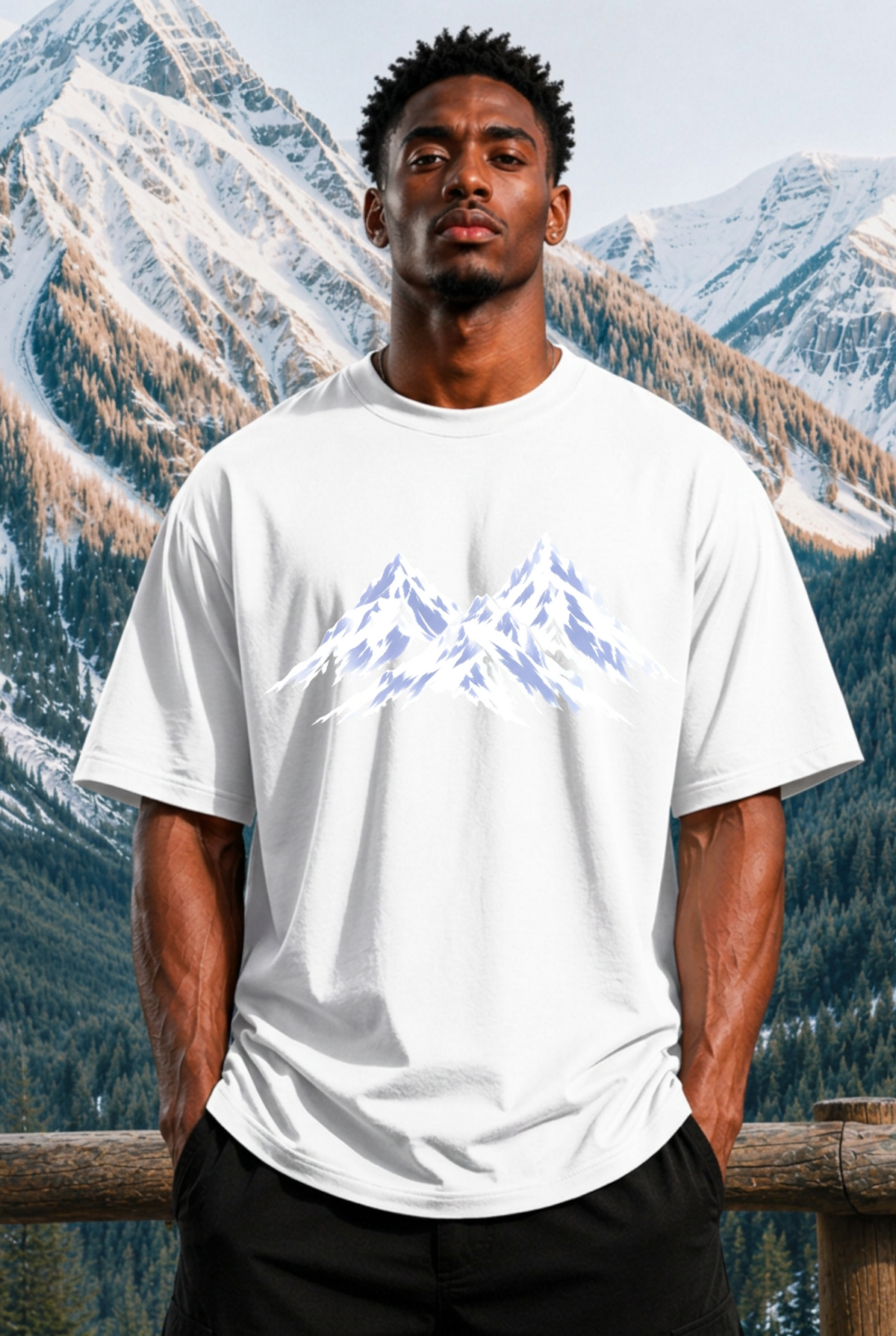 3 Berge - OVERSIZED SHIRT