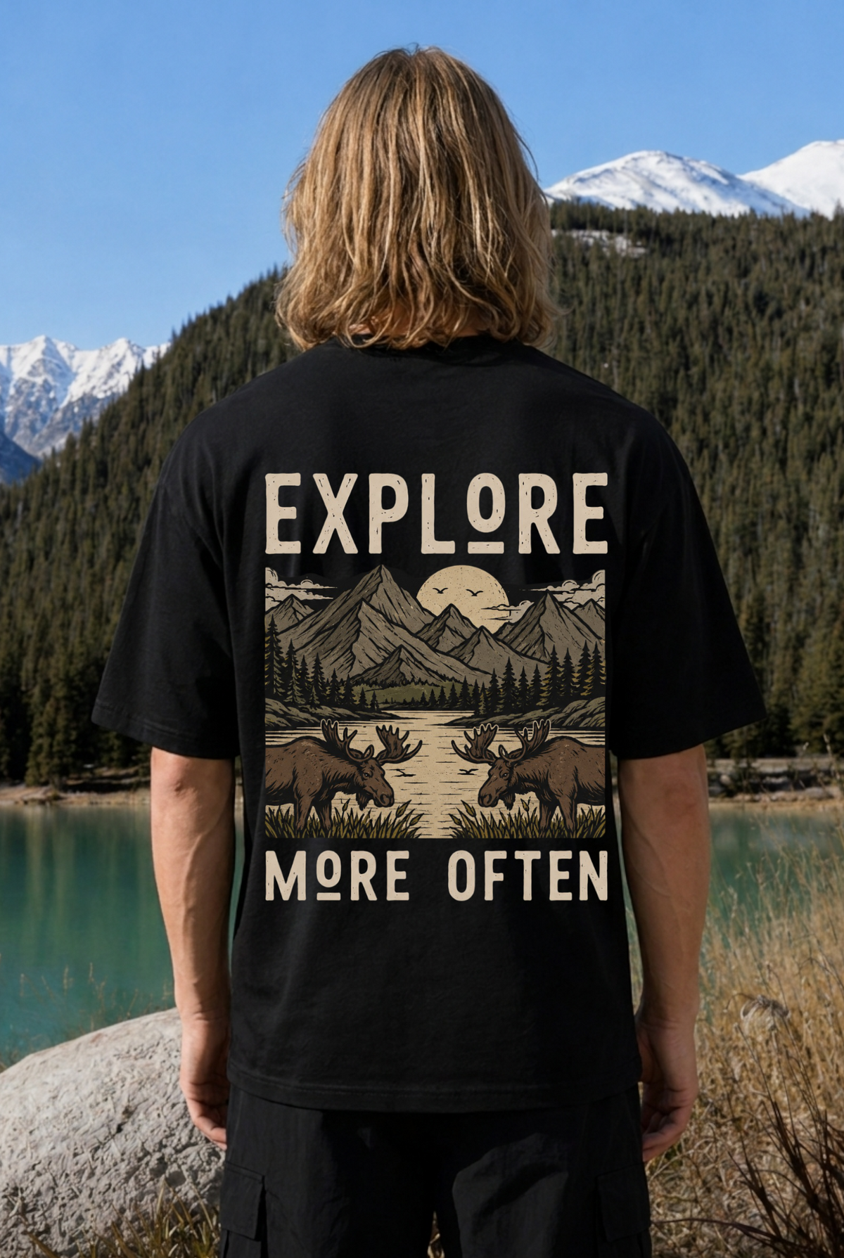 EXPLORE MORE OFTEN - OVERSIZED SHIRT