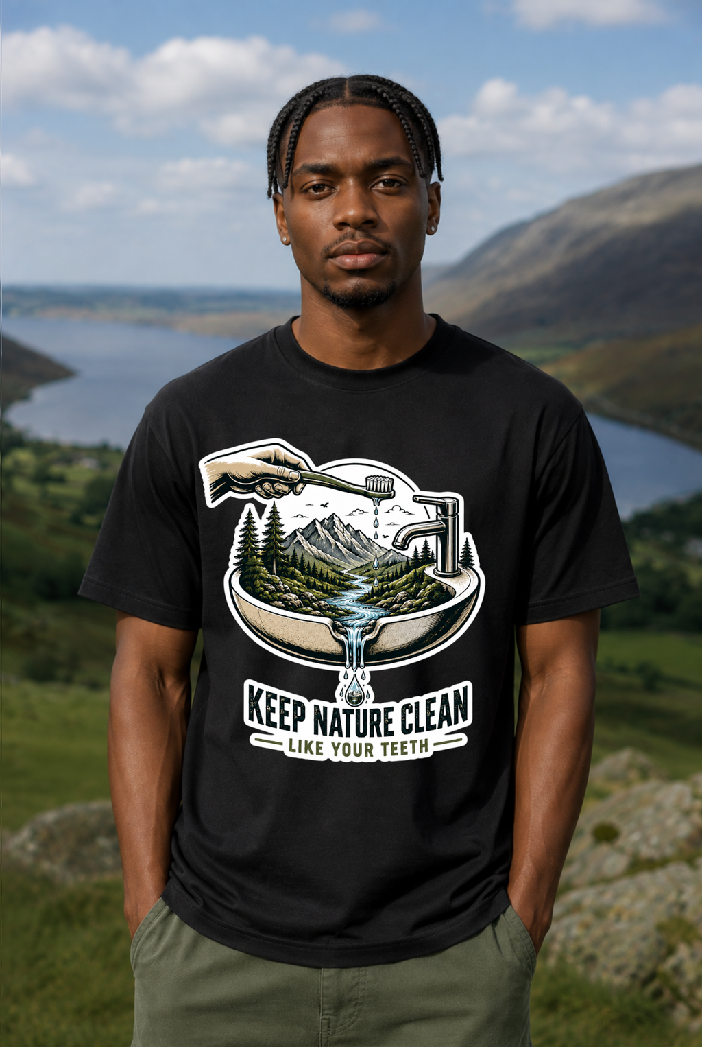 KEEP NATURE CLEAN - BASIC SHIRT