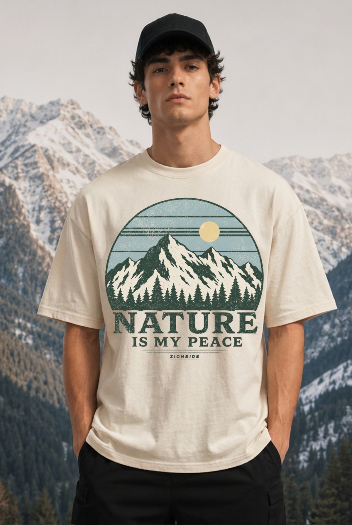 NATURE IS MY PECE - OVERSIZED SHIRT
