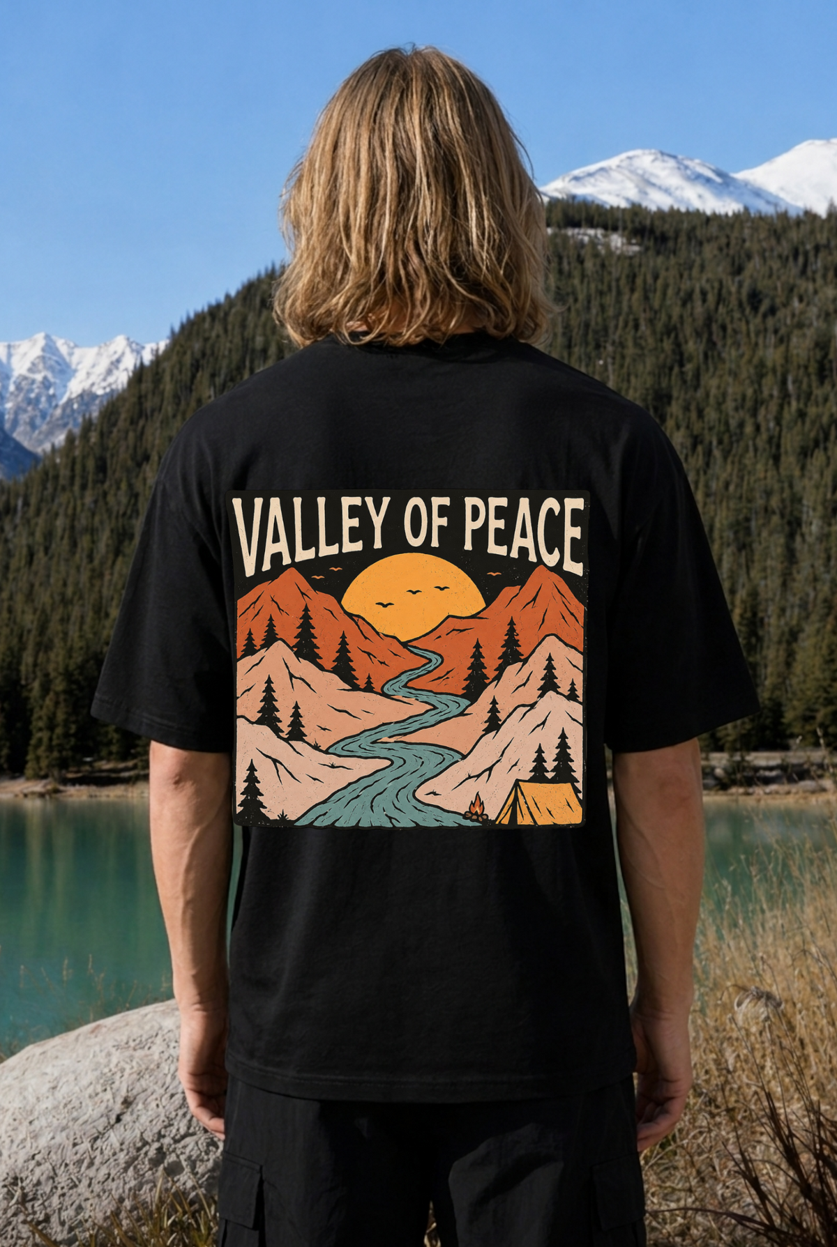 VALLEY OF PEACE - OVERSIZED SHIRT