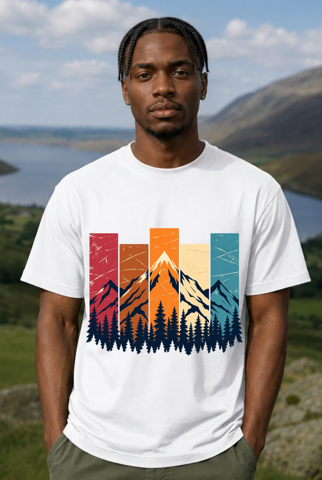 Mountain Shirt - HigherBlanks Premium T-Shirt
