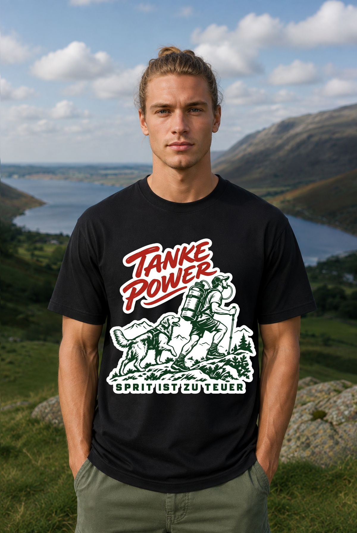 TANKE POWER SPRIT IST TEUER - HIGH BLANK SHIRT