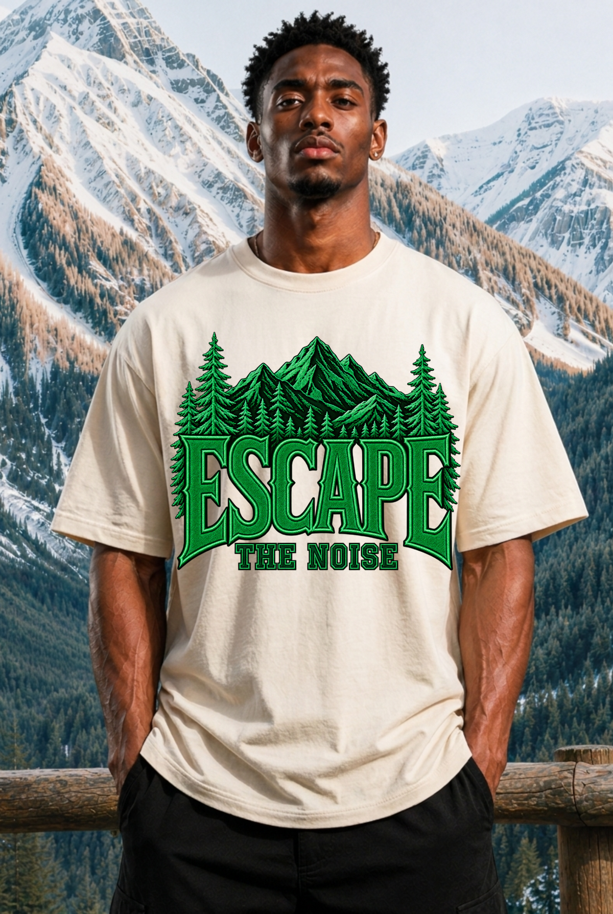 ESCAPE THE NOISE - OVERSIZED SHIRT