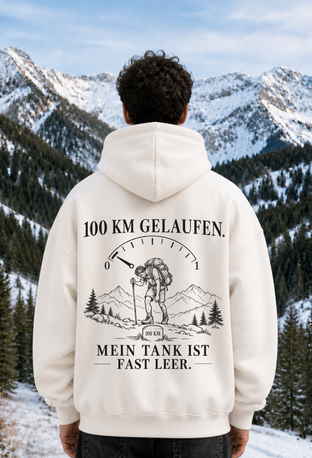100 KM GELAUFEN - OVERSIZED HOODIE