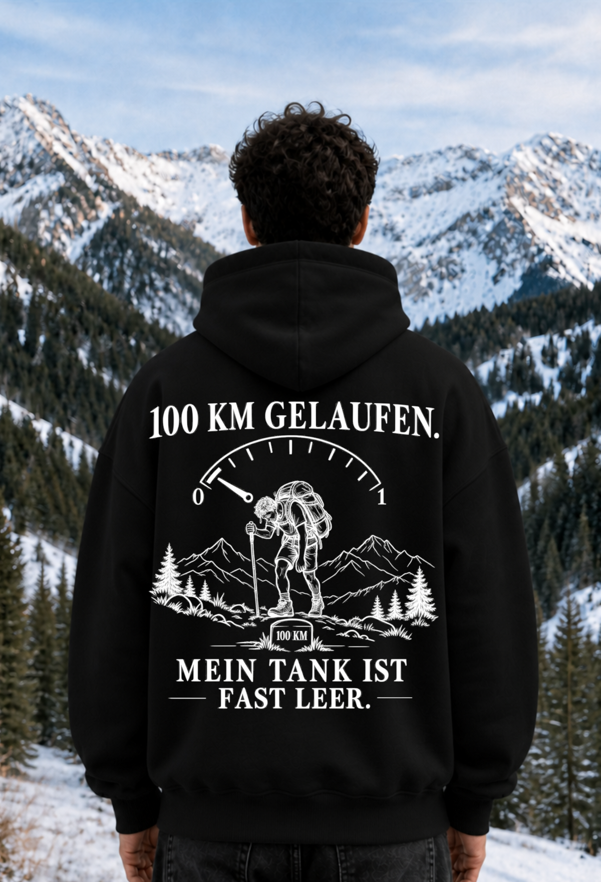 100 KM GELAUFEN - OVERSIZED HOODIE