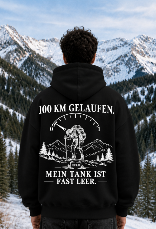 100 KM GELAUFEN - OVERSIZED HOODIE