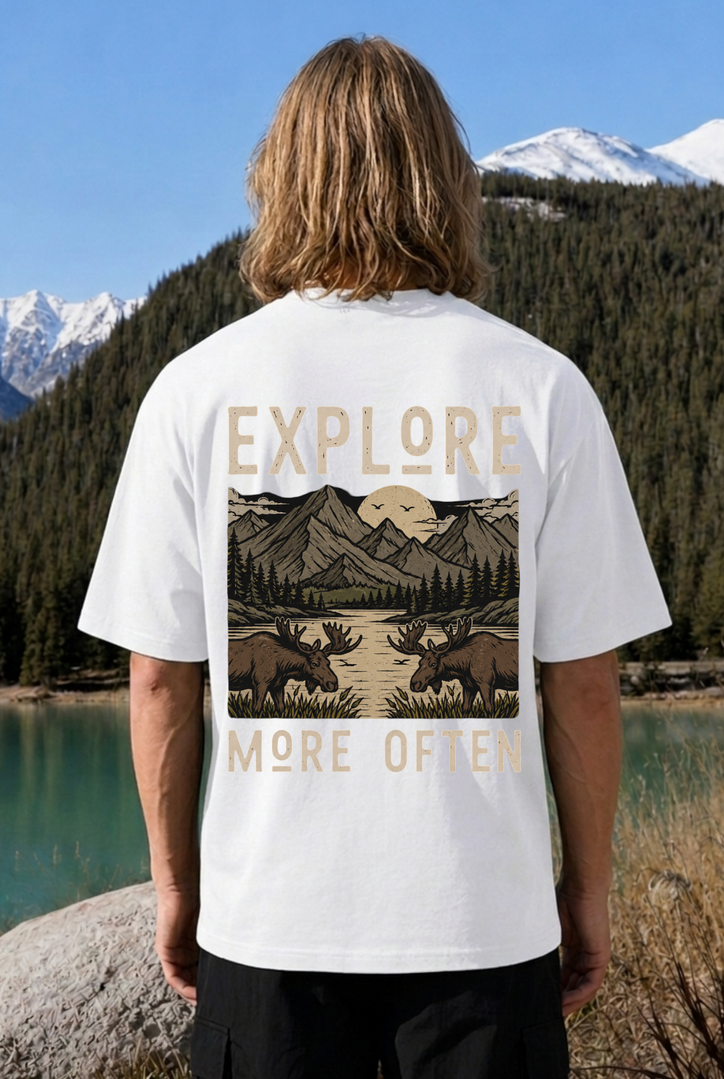 EXPLORE MORE OFTEN - OVERSIZED SHIRT