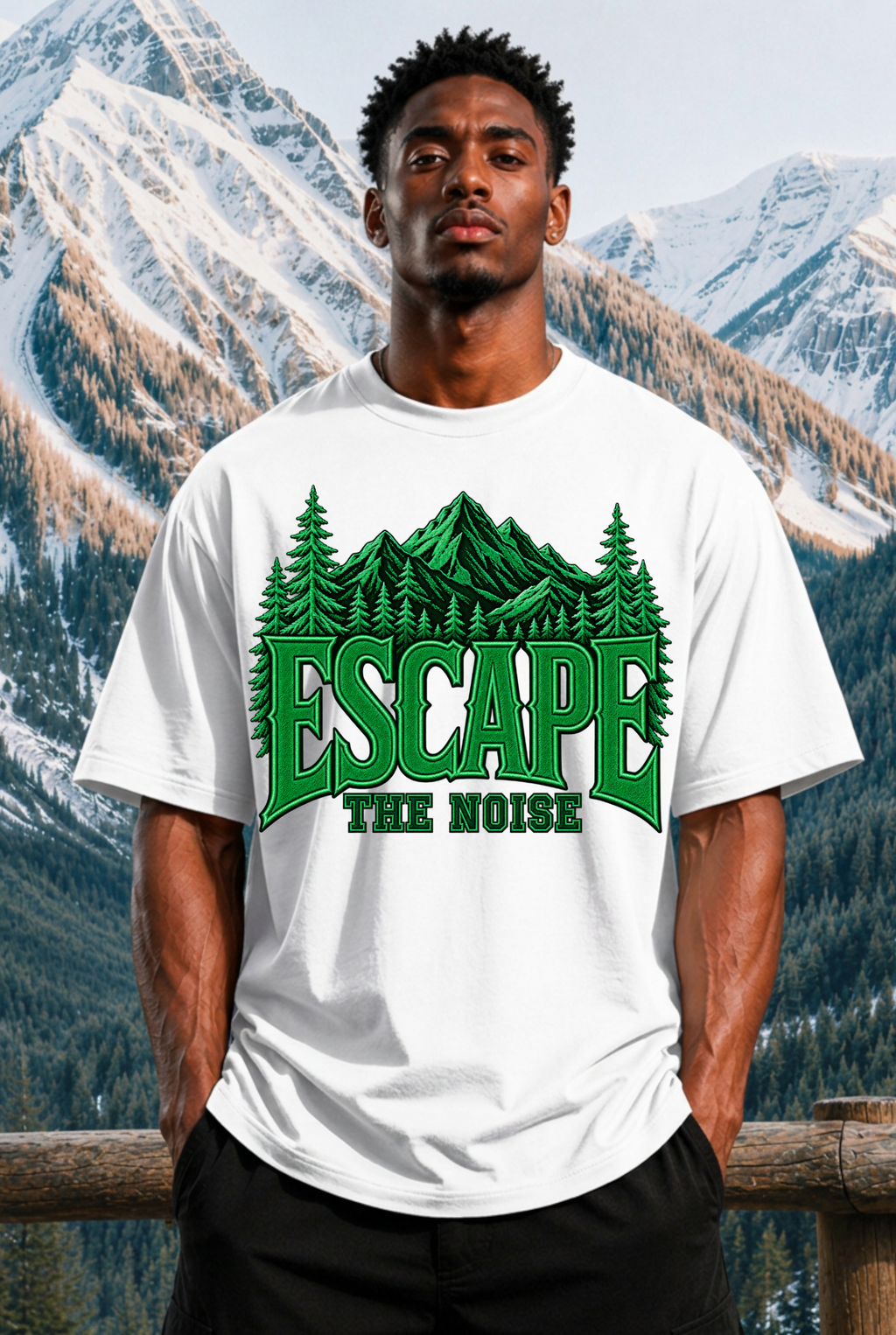 ESCAPE THE NOISE - OVERSIZED SHIRT