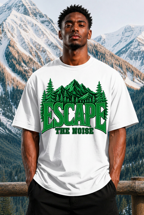 ESCAPE THE NOISE - OVERSIZED SHIRT