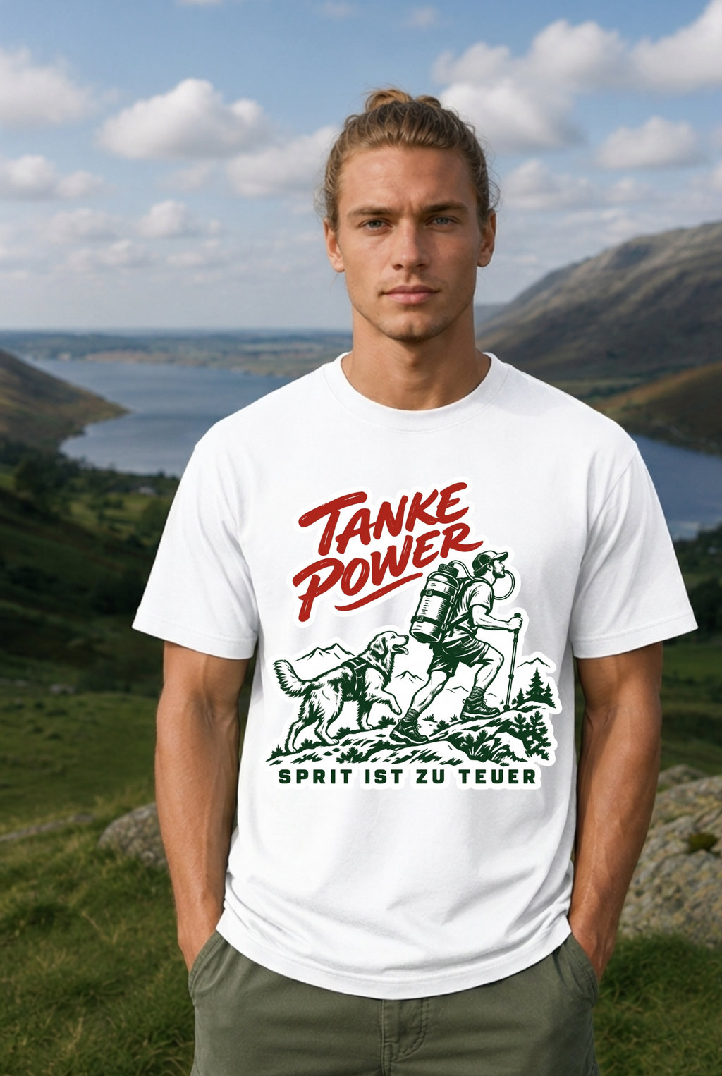 TANKE POWER SPRIT IST TEUER - HIGH BLANK SHIRT