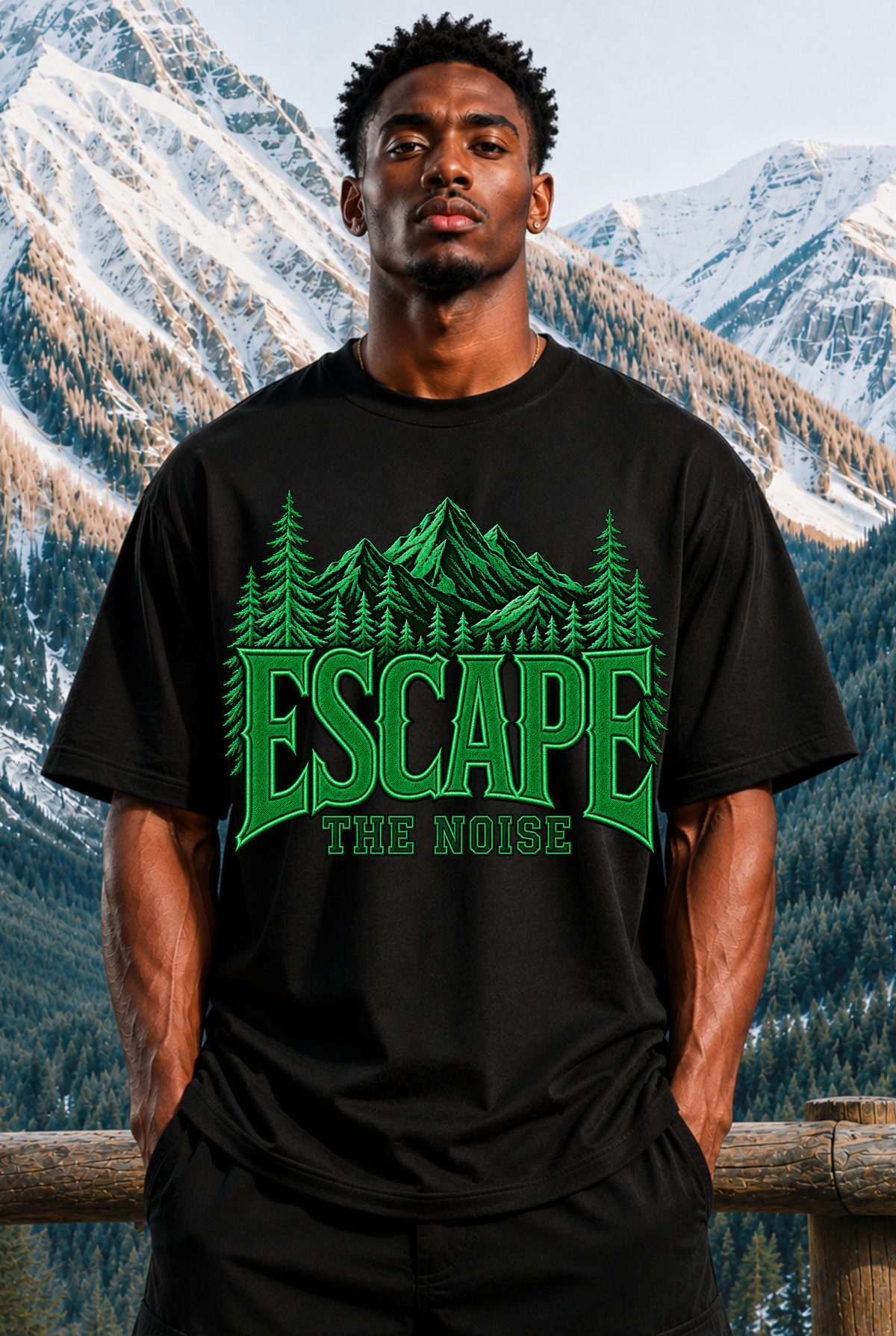 ESCAPE THE NOISE - OVERSIZED SHIRT