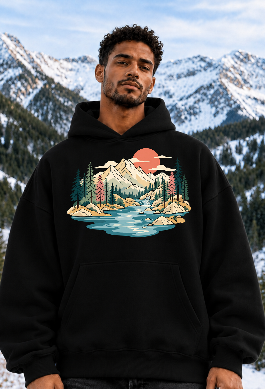 WILD NATURE - OVERSIZED HOODIE