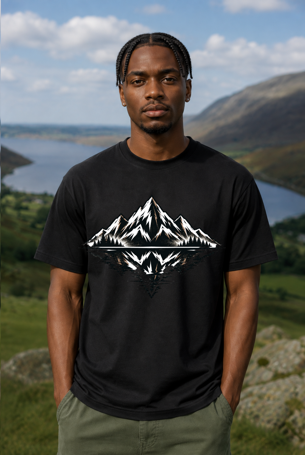 Die Berge - Basic Shirt