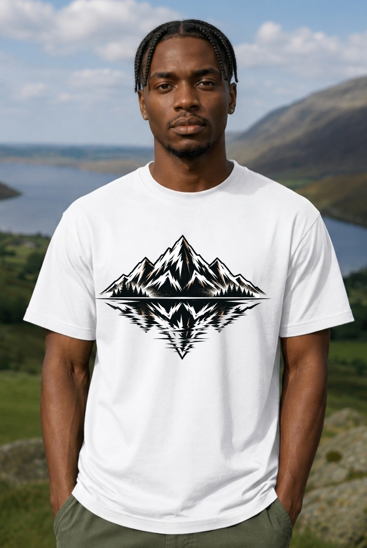 Die Berge - Basic Shirt