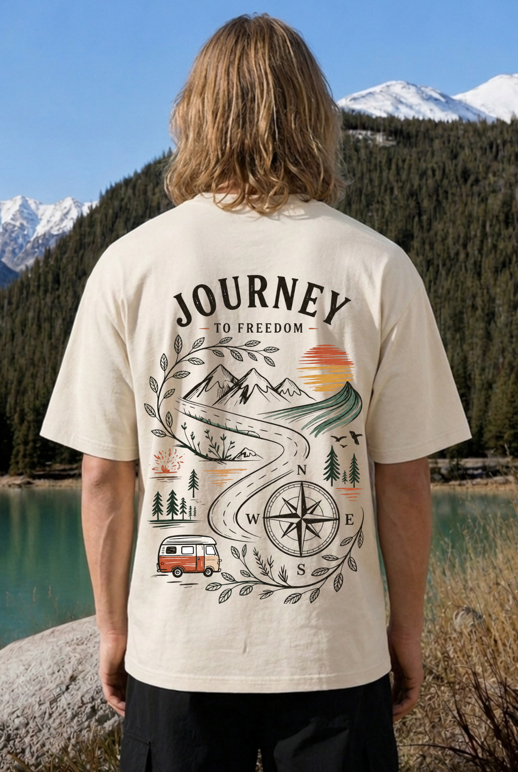 JOURNEY TO FREEDOM - OVERSIZED SHIRT
