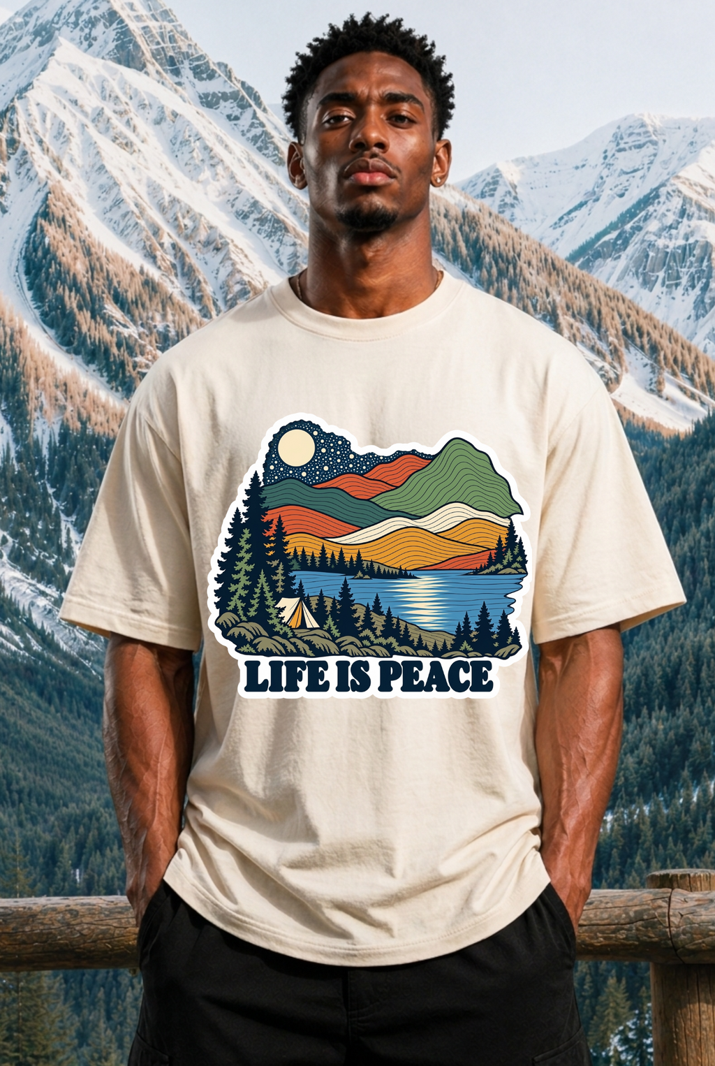 LIFE IS PEACE - OVERSIZED SHIRT