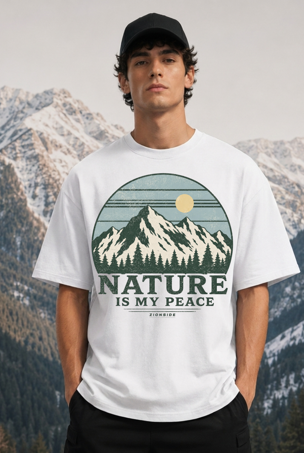 NATURE IS MY PECE - OVERSIZED SHIRT
